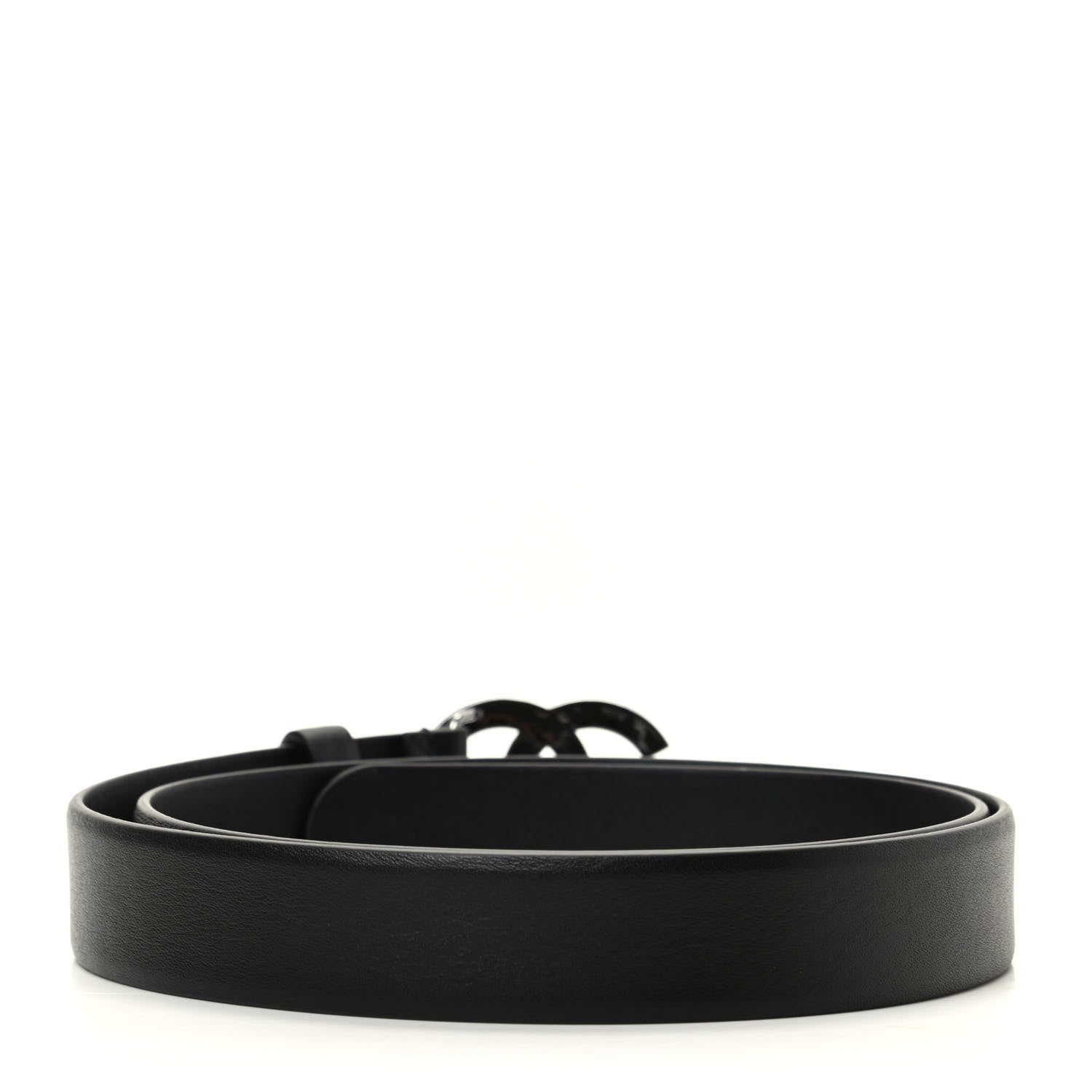 Chanel Calfskin CC Belt 80 32 Black 2 of 6