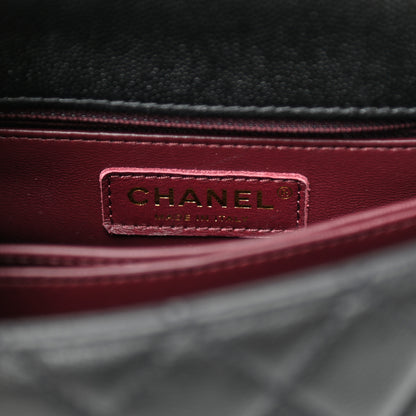 Chanel Caviar Quilted Mini Coco Handle Flap Black 6 of 9