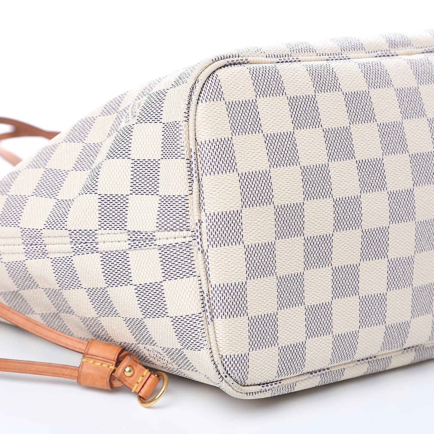 Damier Azur Neo Neverfull MM Rose Ballerine