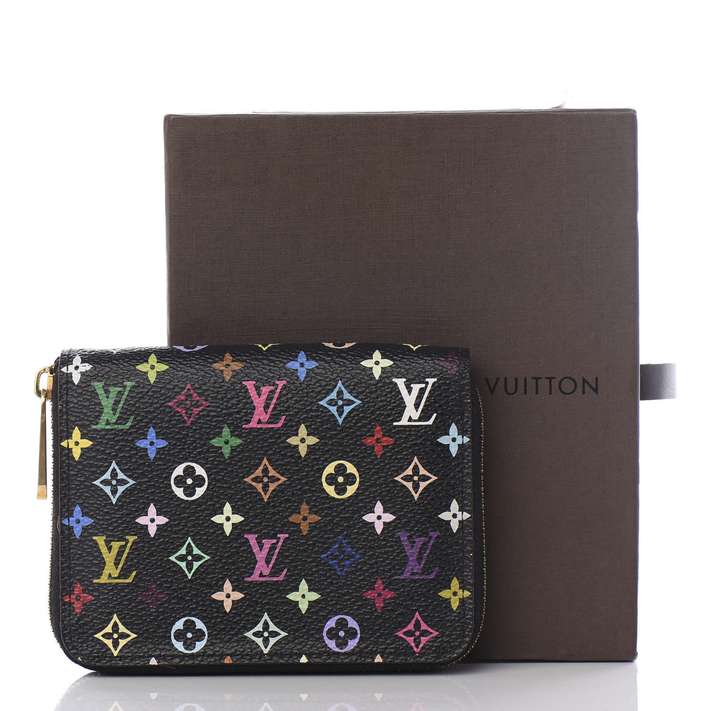 Monogram Multicolor Zippy Coin Purse Black Grenade