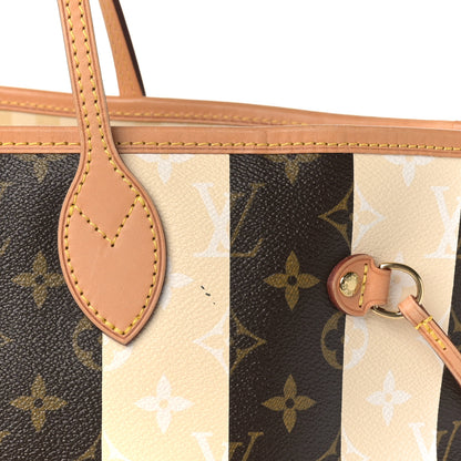 Louis Vuitton Monogram Rayures Neverfull MM 7 of 9