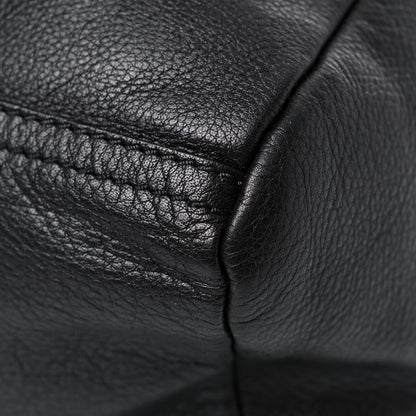 Givenchy Pebbled Calfskin Medium Pyramid Stud Pandora Dark Brown 9 of 15