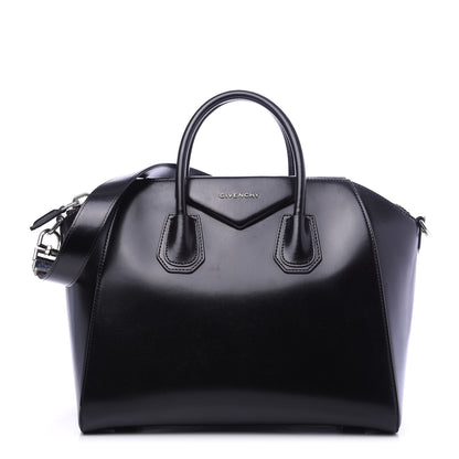 Givenchy Shiny Lord Calfskin Medium Antigona Black 1 of 9