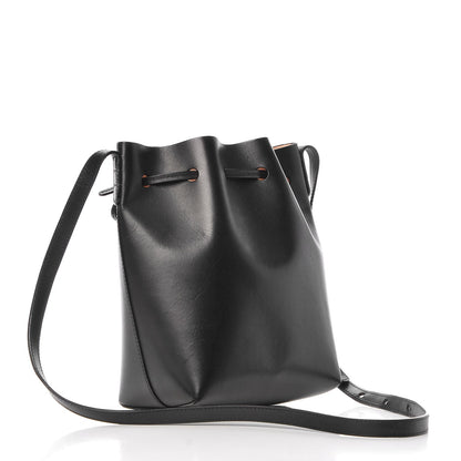 Mansur Gavriel Calfskin Mini Bucket Bag Black 3 of 11