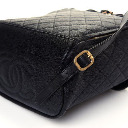 Chanel Caviar Quilted Filigree Backpack Black 12 of 15