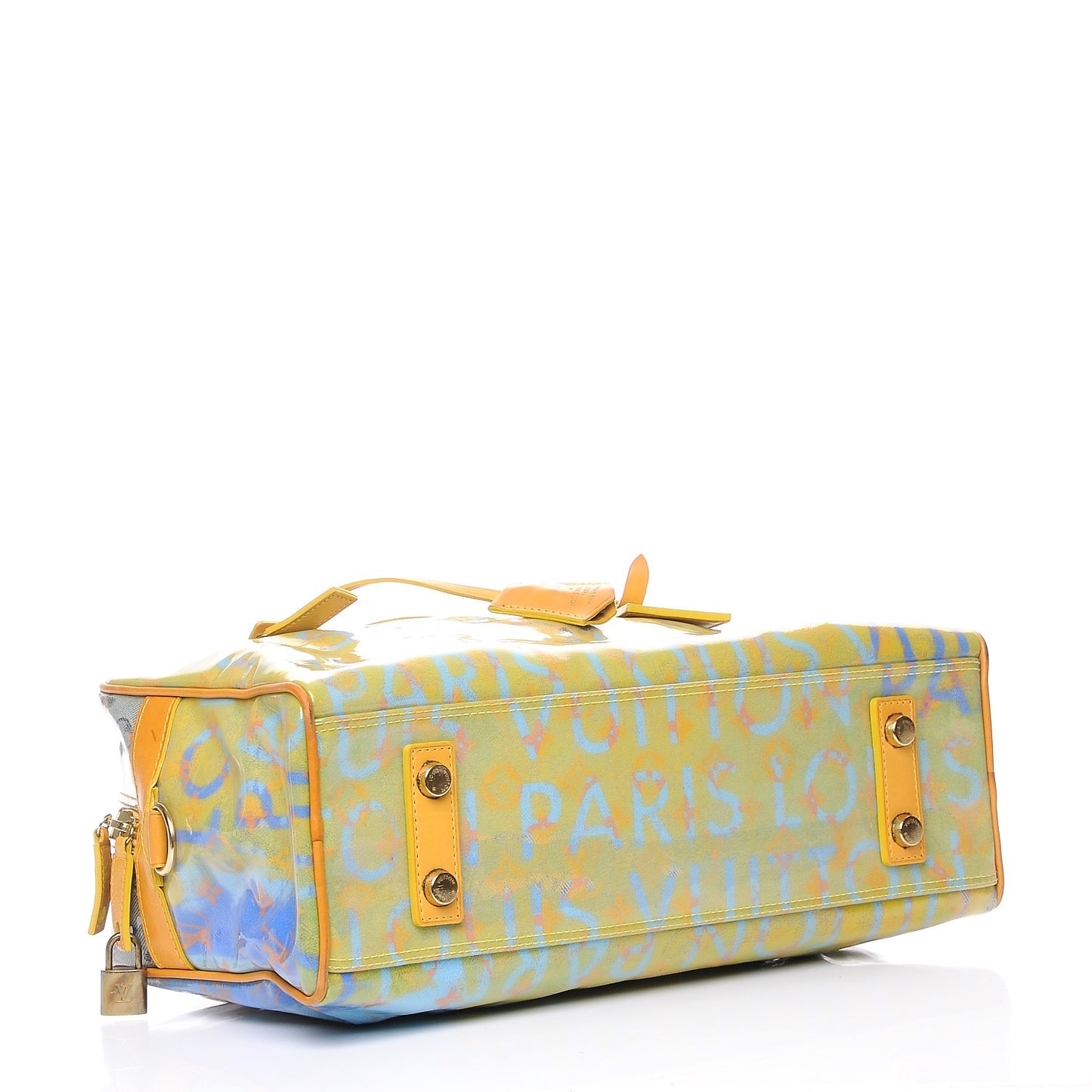 Monogram Pulp Defile Weekender PM Yellow