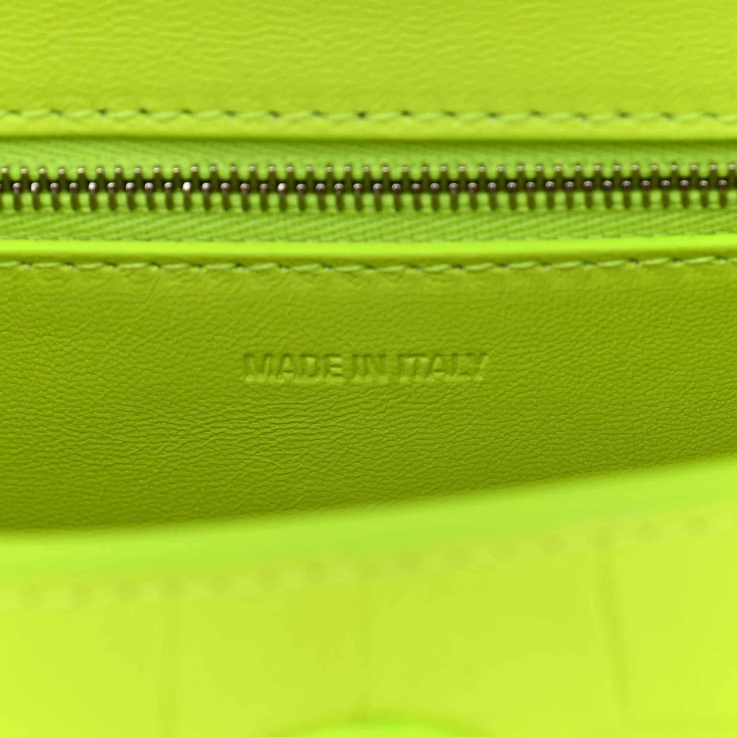 Balenciaga Calfskin Crocodile Embossed S Downtown Chain Shoulder Bag Fluo Yellow Black 7 of 11