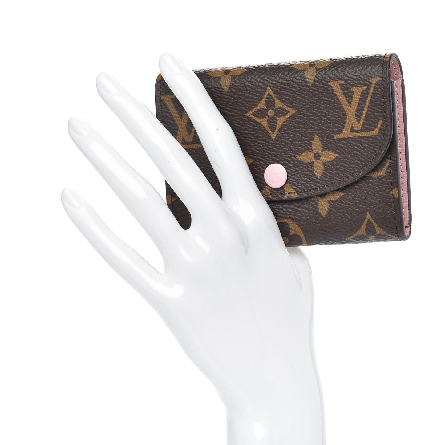 Monogram Rosalie Coin Purse Rose Ballerine