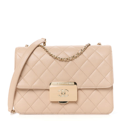 Chanel Sheepskin Quilted Beauty Lock Flap 1 of 10