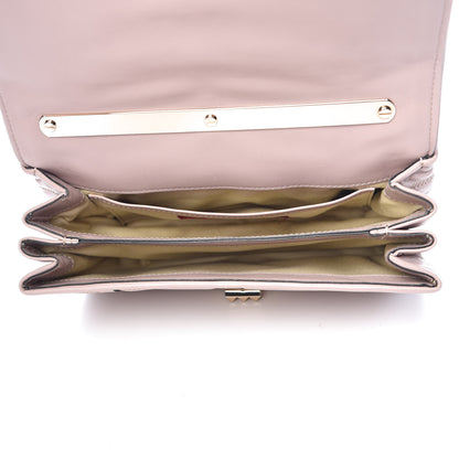 Valentino Garavani Lambskin Chevron Quilted Rockstud Shoulder Bag Poudre 5 of 9