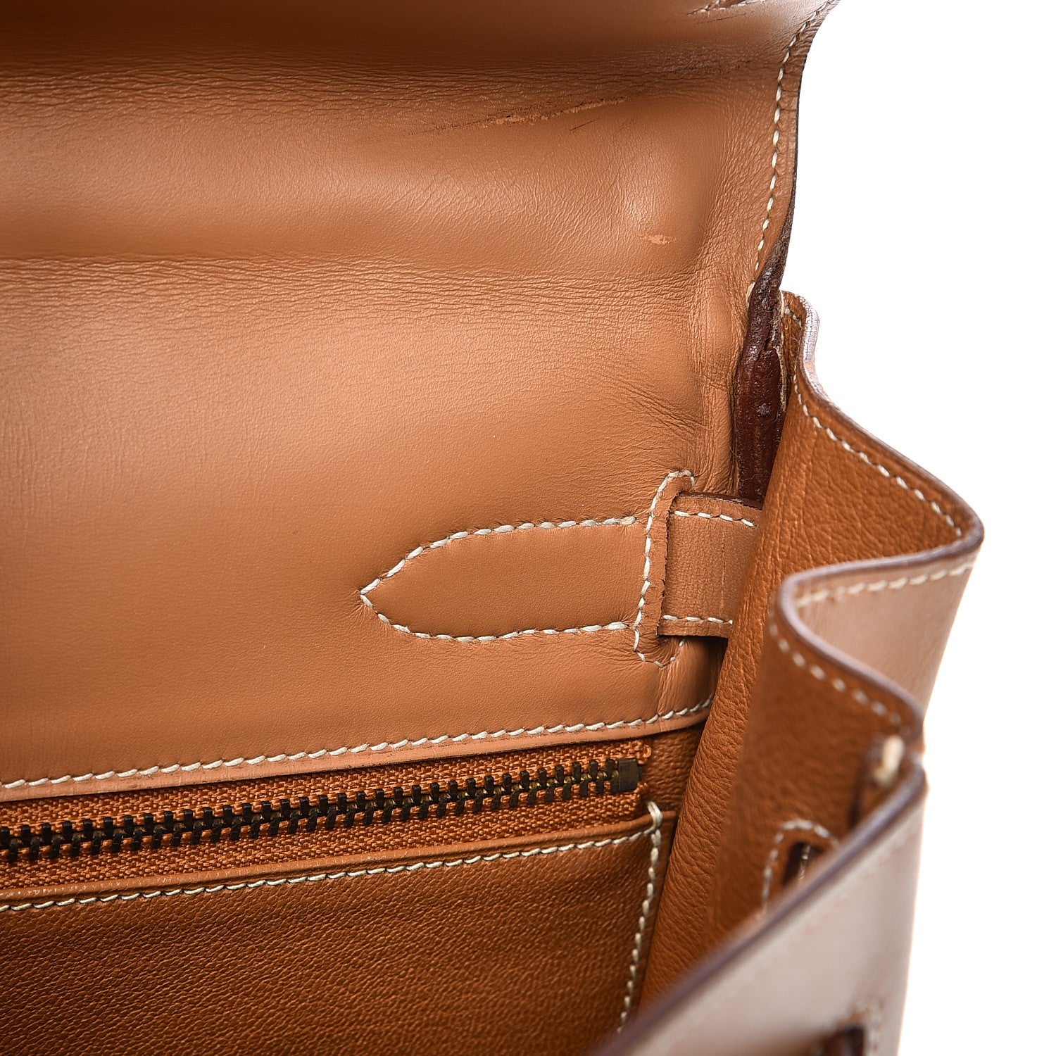 Hermes Chamonix Kelly Retourne 32 Natural 15 of 34