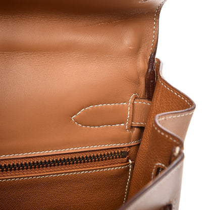 Hermes Chamonix Kelly Retourne 32 Natural 15 of 34
