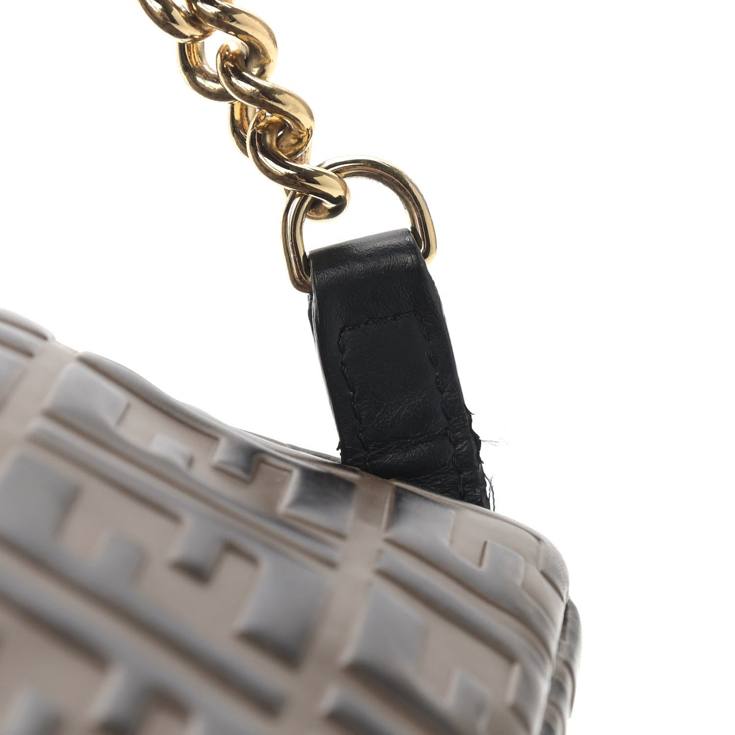 Vitello Bi-Color FF 1974 Embossed Mini Backpack Maya Black