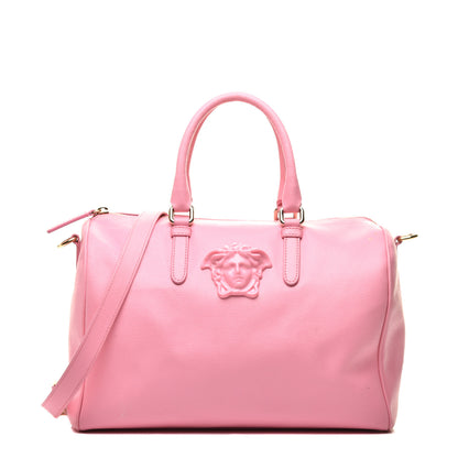 Versace Saffiano Calfskin Palazzo Duffle Bag Light Pink 1 of 12