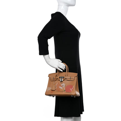 Hermes Swift In & Out Birkin 25 Biscuit 2 of 21
