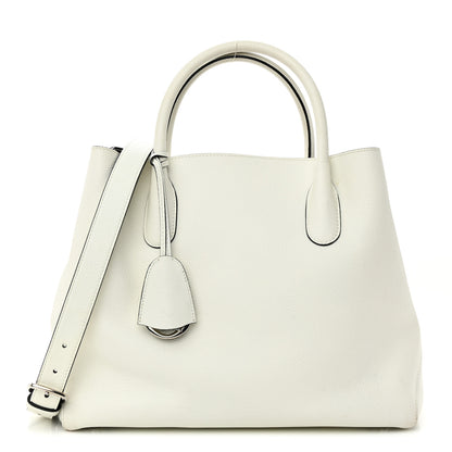 Christian Dior Supple Grained Calfskin Open Bar Tote White 1 of 10