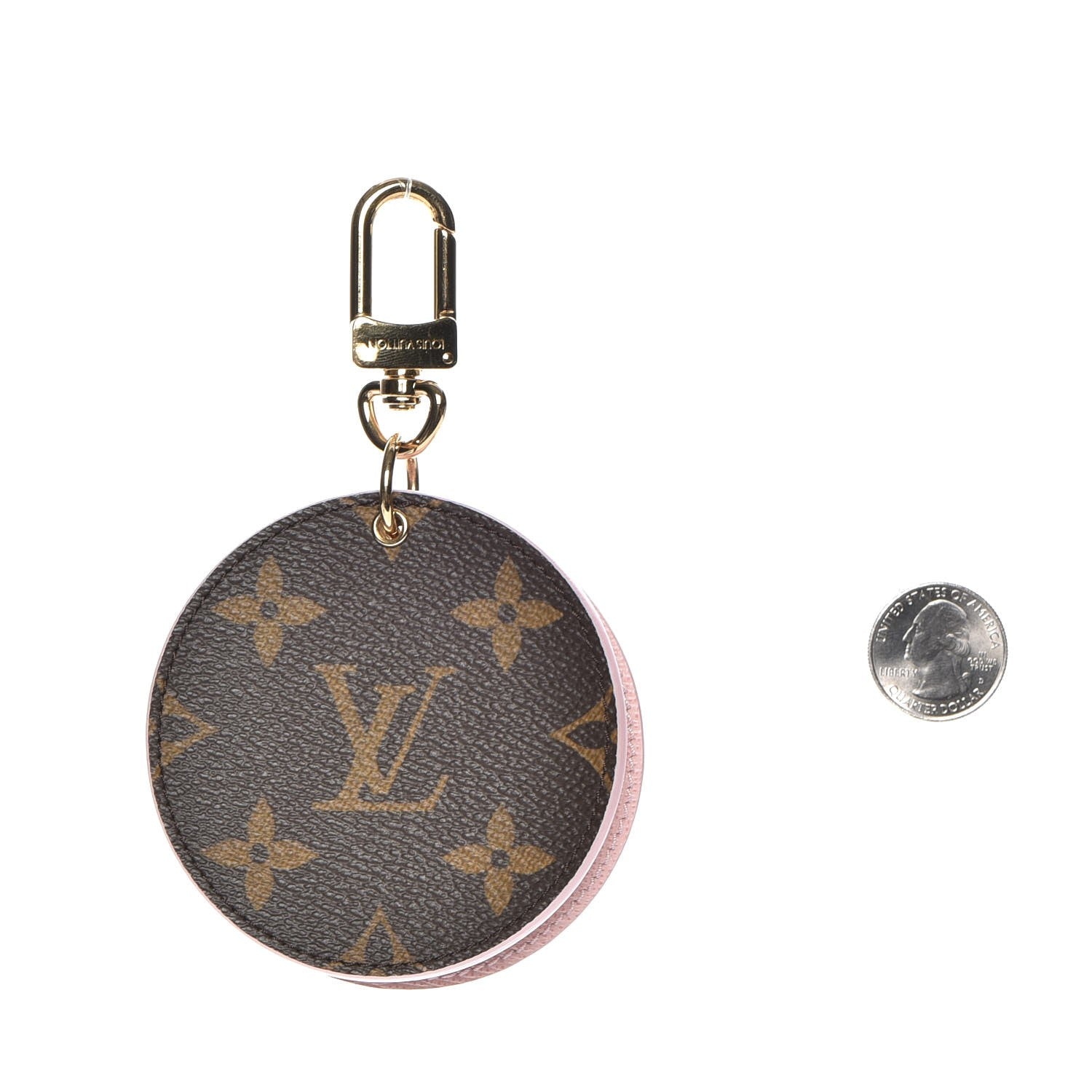 Louis Vuitton Monogram LV Mirror Key Holder Rose Ballerine 2 of 4