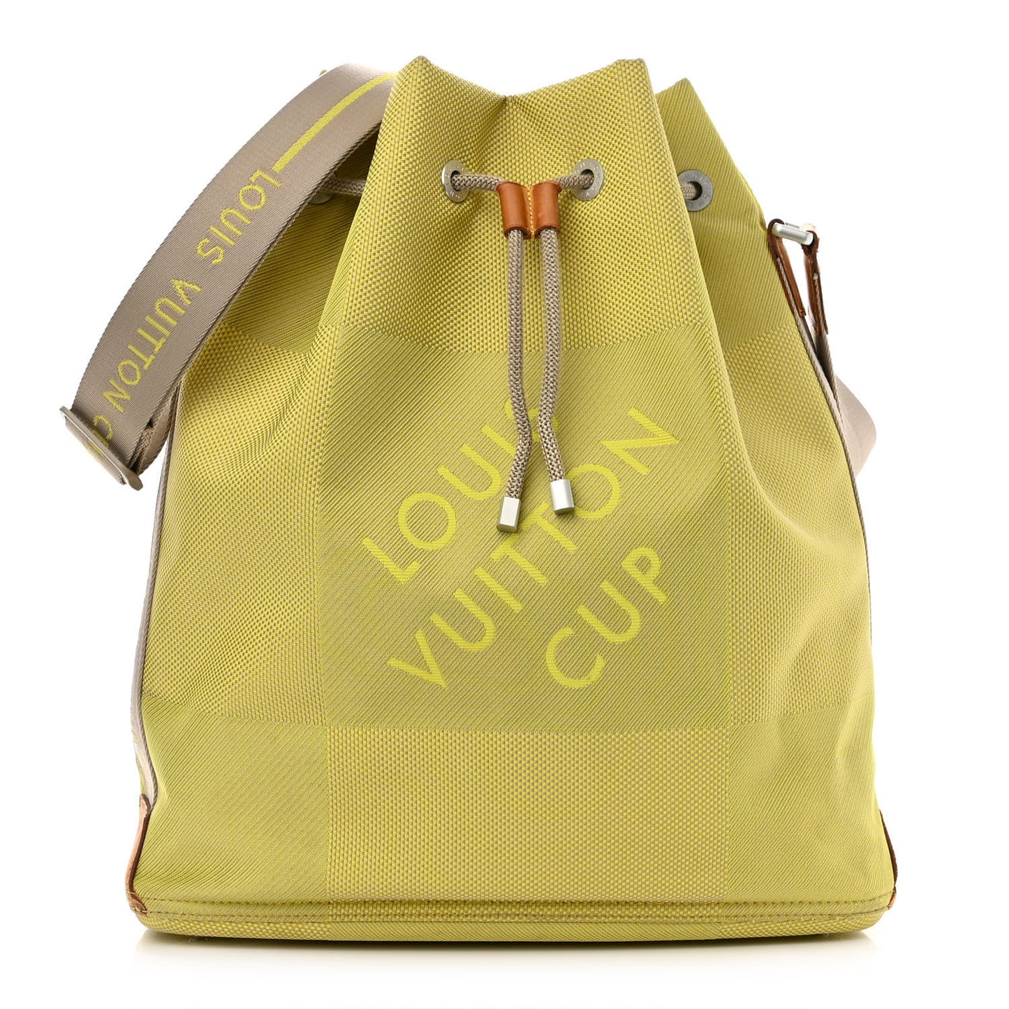 Damier Geant Americas Cup Volunteer Bag Yellow