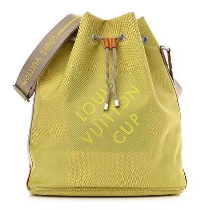 Louis Vuitton Damier Geant Americas Cup Volunteer Bag Yellow 1 of 13