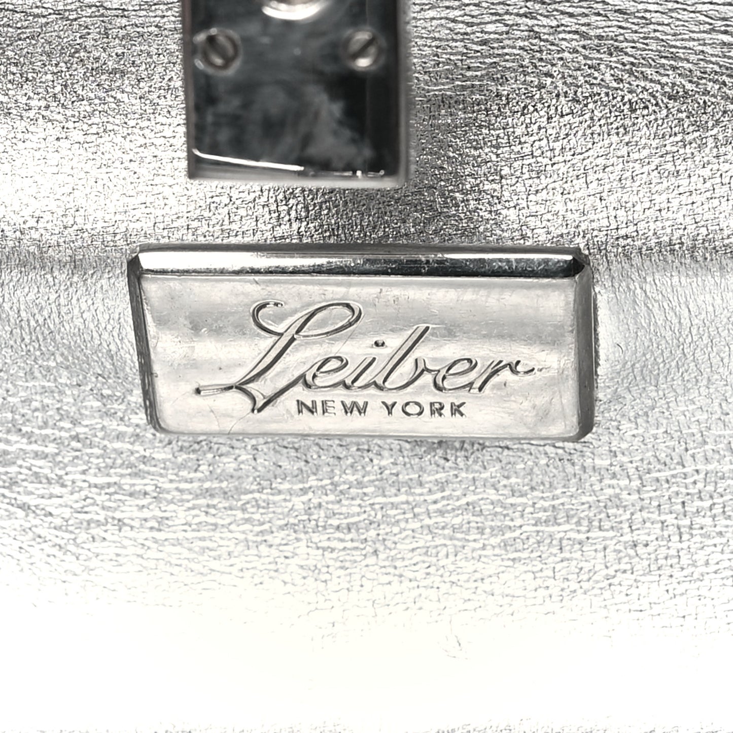 Swarovski Crystal Minaudiere Clutch Silver