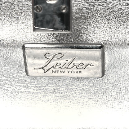 Judith Leiber Swarovski Crystal Minaudiere Clutch Silver 7 of 11