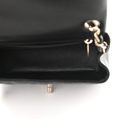Chanel Lambskin Quilted Mini Square Flap Black 5 of 9
