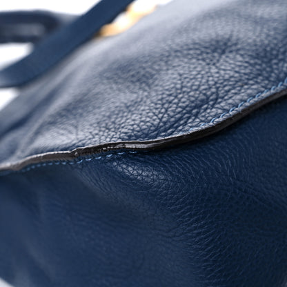 Chloe Calfskin Medium Marcie Satchel Navy 14 of 23