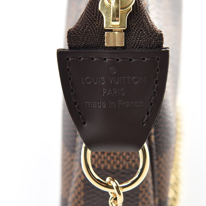 Louis Vuitton Damier Ebene Mini Pochette Accessories 6 of 8