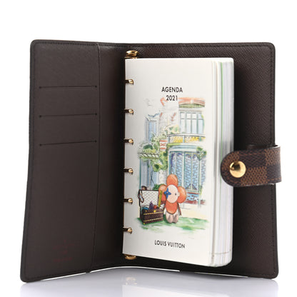 Louis Vuitton Damier Ebene Small Ring Agenda Cover 5 of 9
