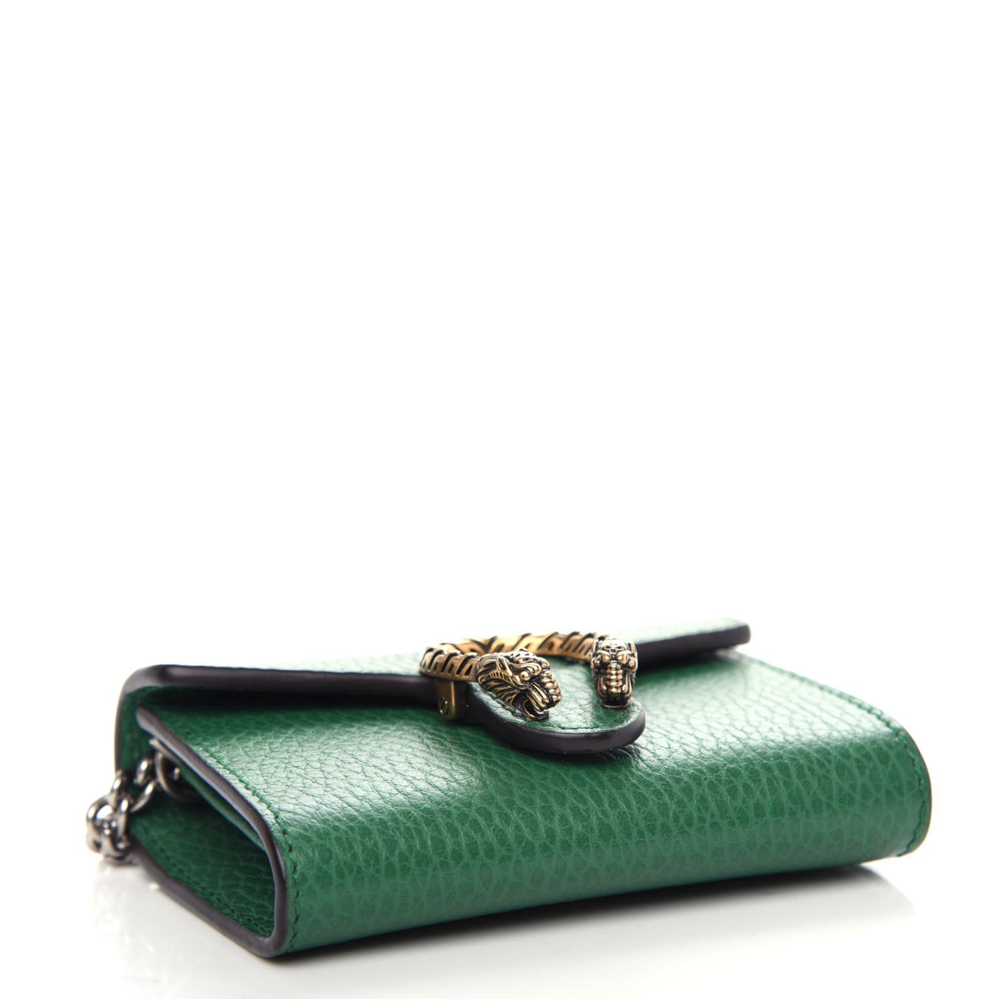 Calfskin Dionysus Coin Purse Emerald
