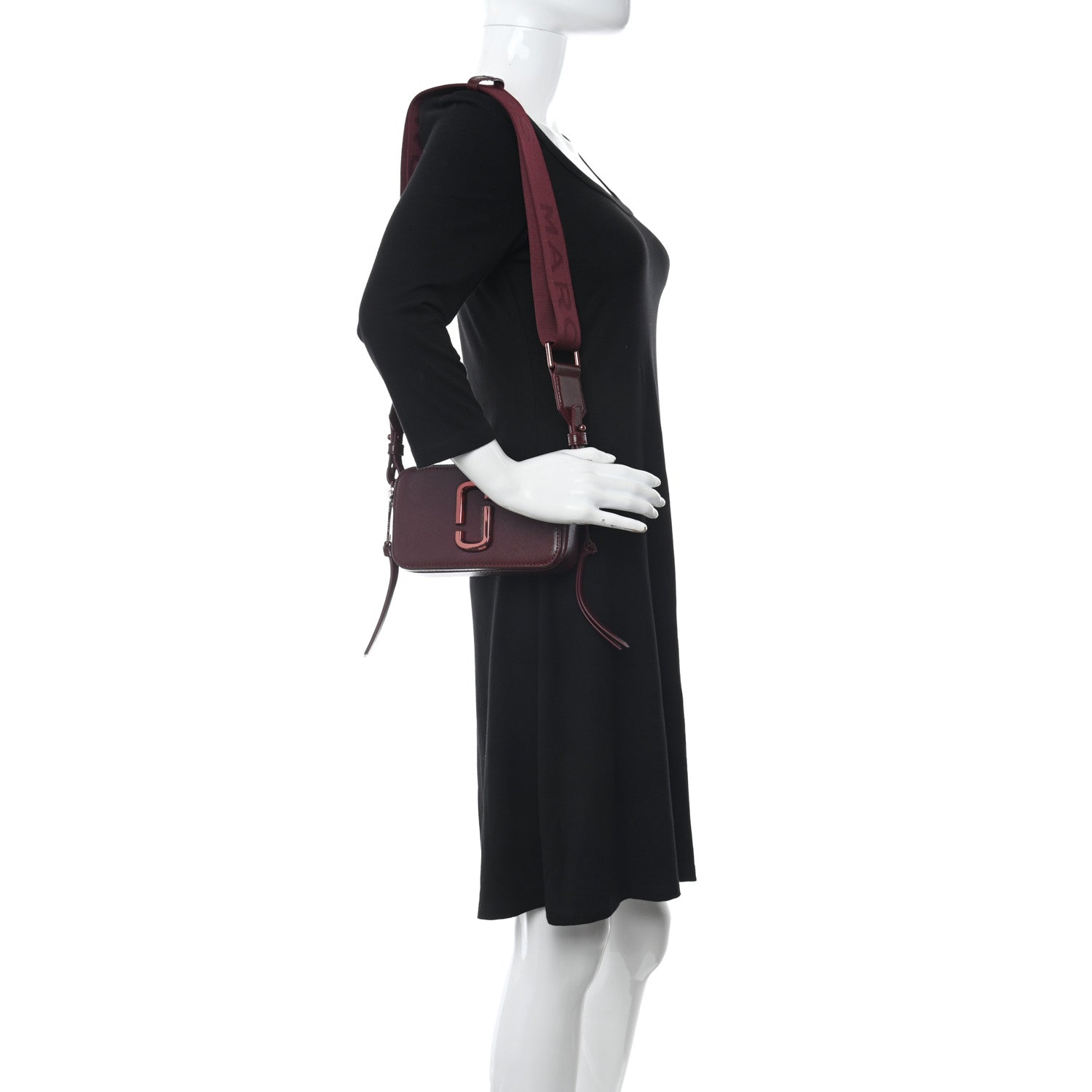 Marc Jacobs Saffino Small Snapshot Camera Bag Wine 2 of 13
