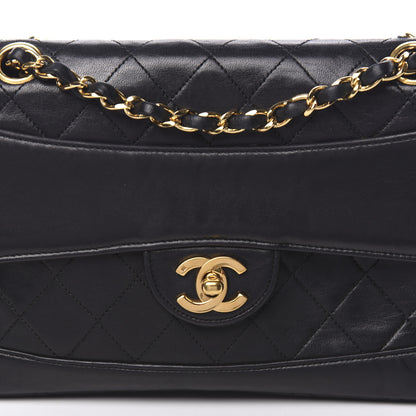 Chanel Lambskin Quilted Medium Single Flap Black 13 of 15