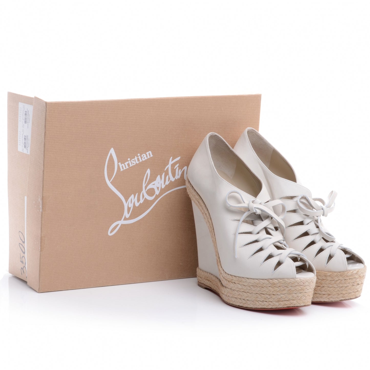 Suede Viva Boom 140 Espadrille Booties 39 Creme