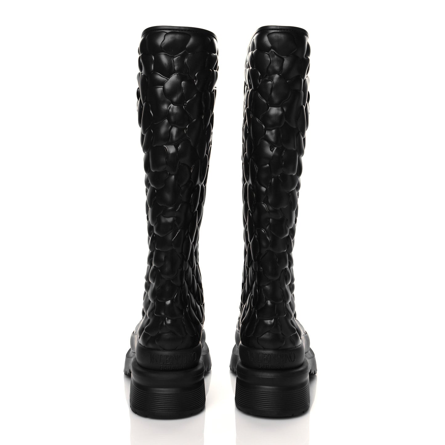 Rubber Atelier 03 Rose Edition 30/50mm Tall Rainboots 38 Black