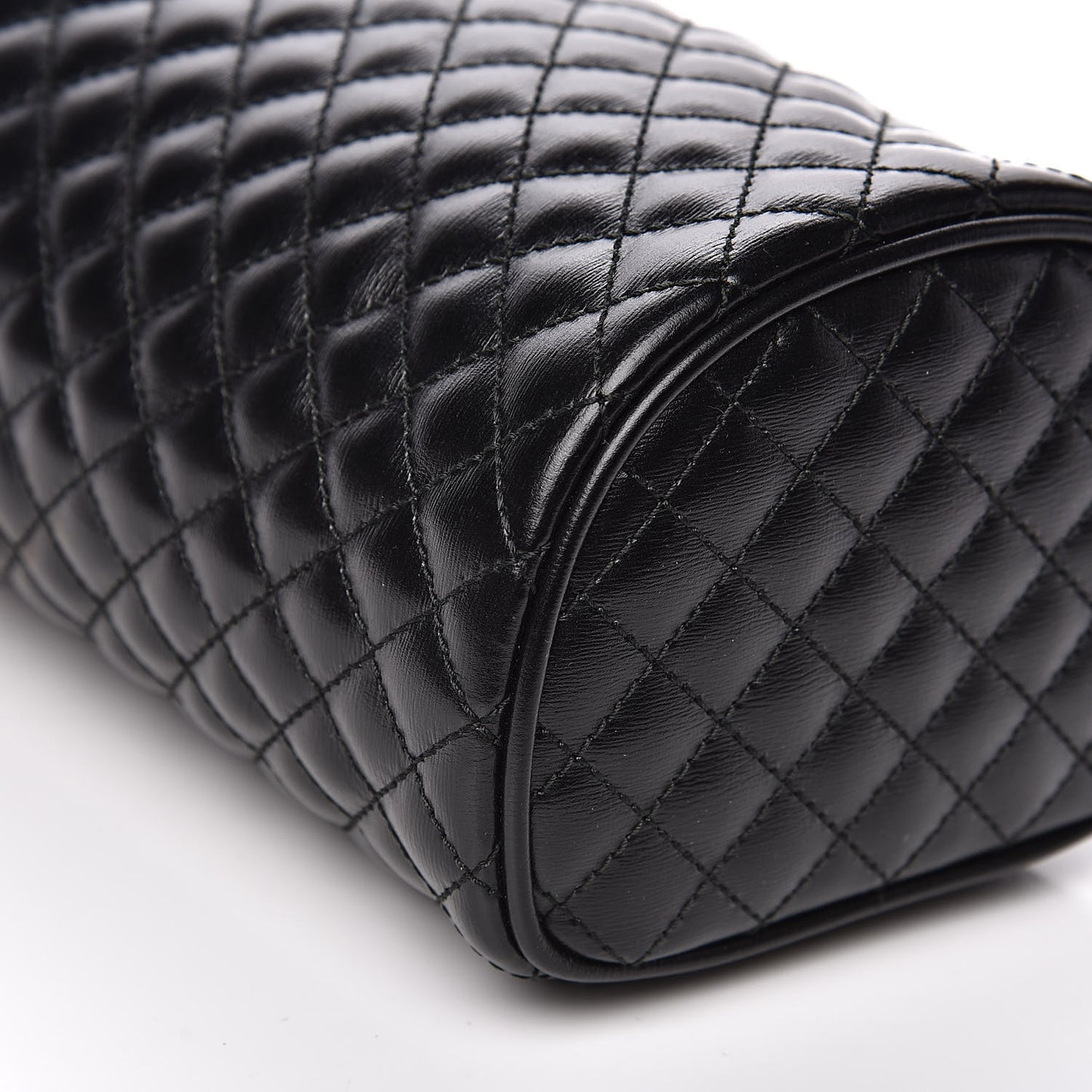 Calfskin Trapuntata Zumi Belt Bag Black