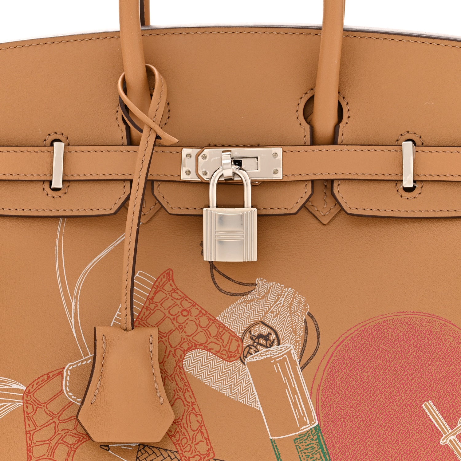 Hermes Swift In & Out Birkin 25 Biscuit 8 of 11