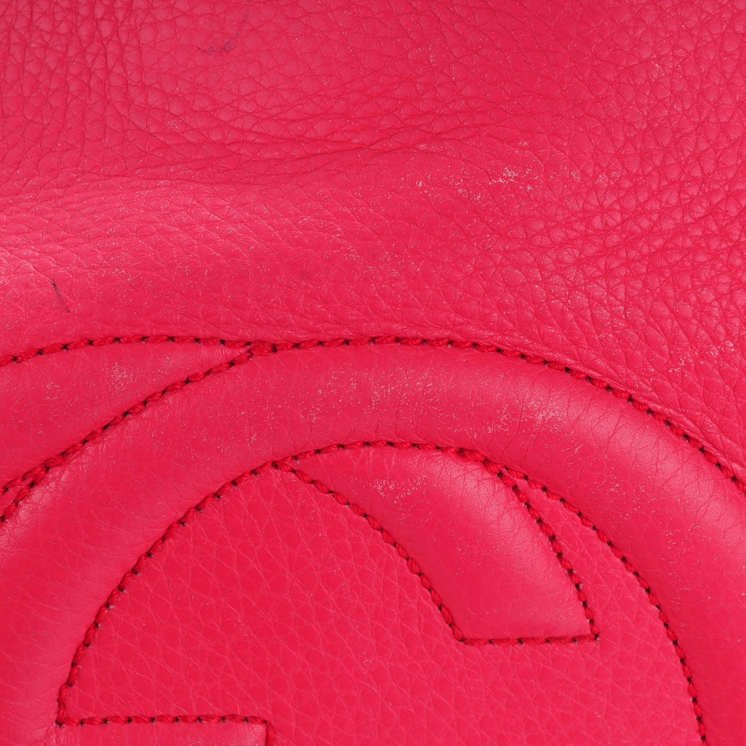Gucci Pebbled Calfskin Medium Soho Chain Shoulder Bag Pink 11 of 12