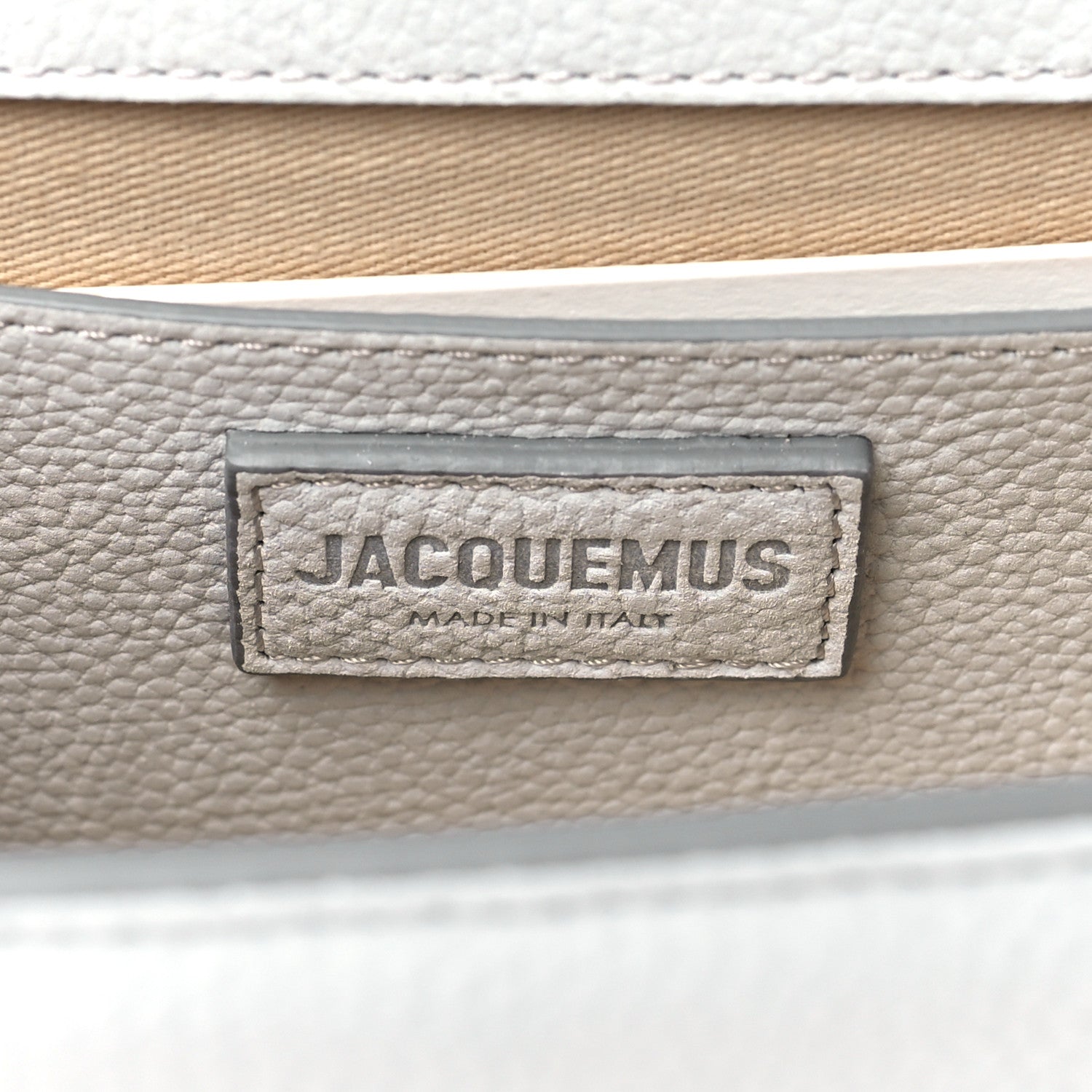 Jacquemus Grained Calfskin Le Grand Bambino Light Grey 6 of 8