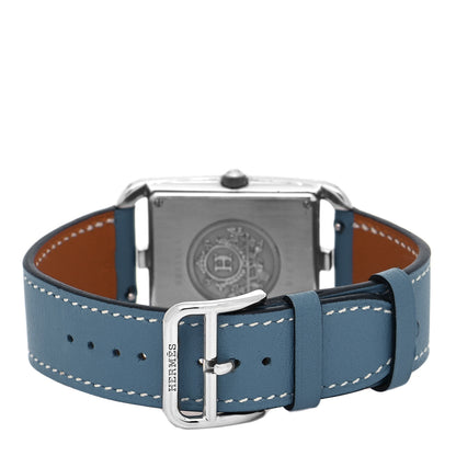 Hermes Stainless Steel Swift 29mm Cape Cod Quartz Watch Blue Jean 3 of 4