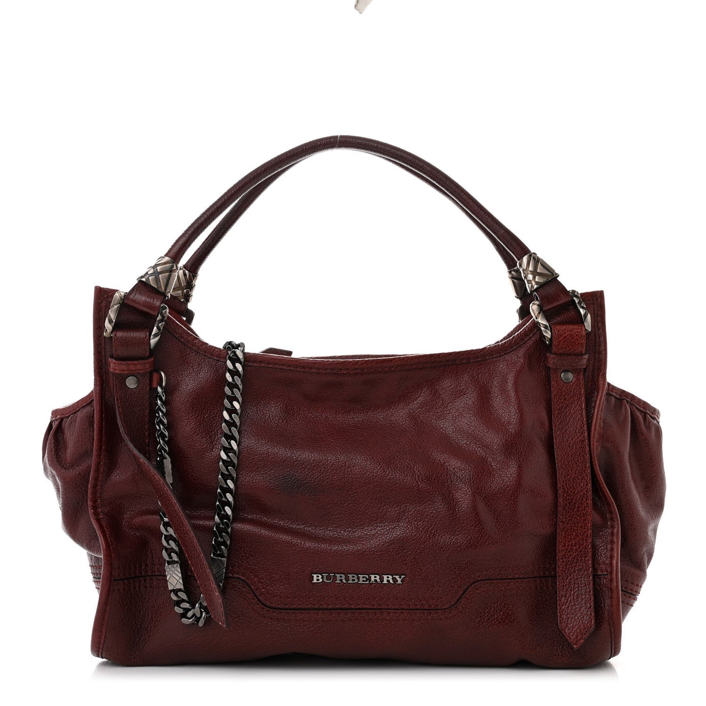 Calfskin Ashmore Tote Burgundy