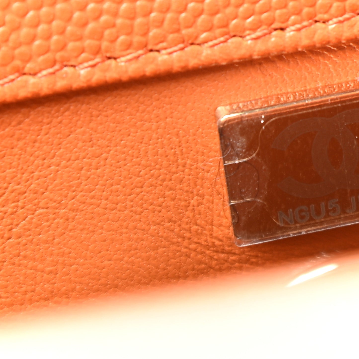 Caviar Quilted Mini Coco Handle Flap Light Brown