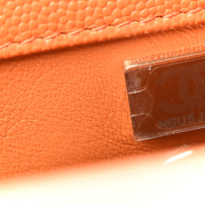Chanel Caviar Quilted Mini Coco Handle Flap Light Brown 7 of 10