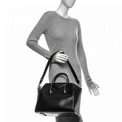 Givenchy Shiny Lord Calfskin Medium Antigona Black 2 of 8