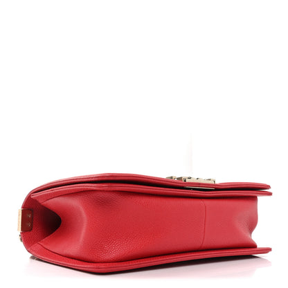 Chanel Caviar Quilted Medium Boy Flap Red 4 of 10