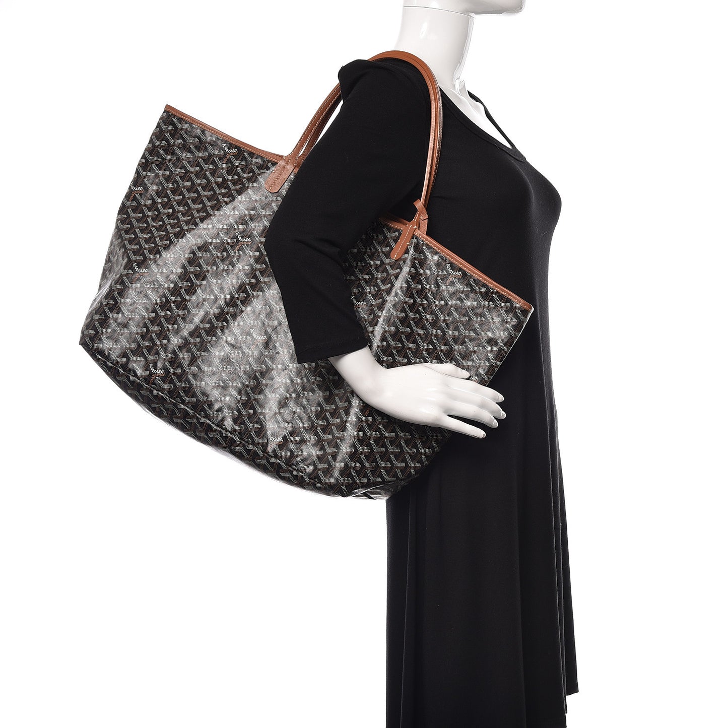 Goyardine Saint Louis GM Black Gold