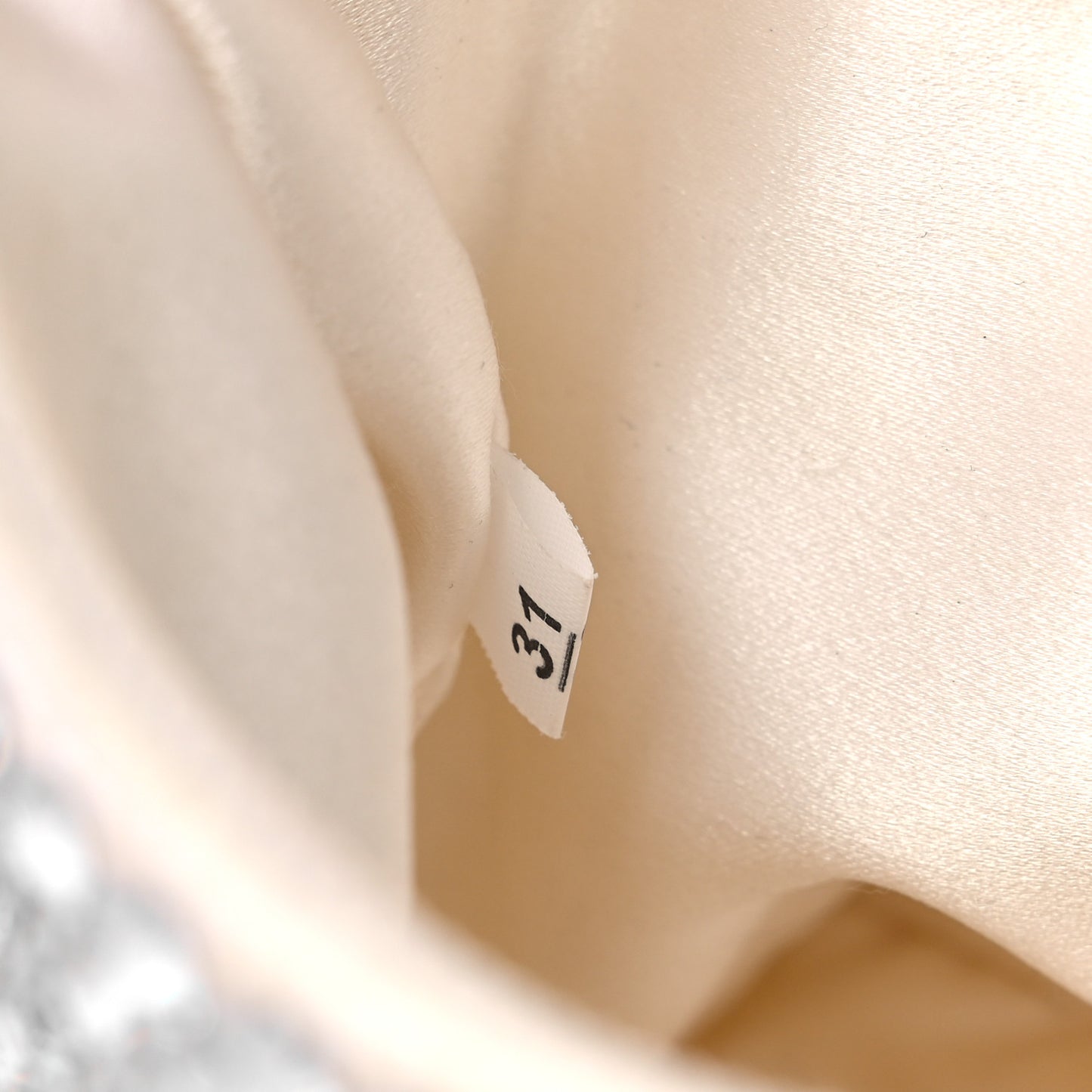 Satin Crystal Mini Re-Edition 2000 Bag White