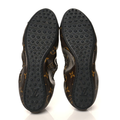 Louis Vuitton Monogram Flirty Ballerina Flats 40 Black 5 of 10