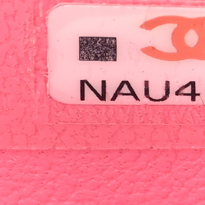 Chanel Lambskin Quilted Top Handle Mini Vanity Case With Chain Pink 7 of 11