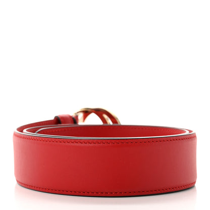 Gucci Moon Calfskin Interlocking G 37mm Belt 70 28 Vibrant Red 2 of 6