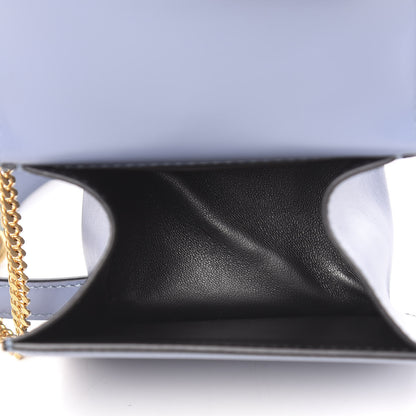 Valentino Garavani Smooth Calfskin Compact VSling Shoulder Bag Azure 6 of 10